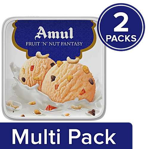 Buy Amul Ice Cream Fruit 'N' Nut Fantasy Online at Best Price of Rs