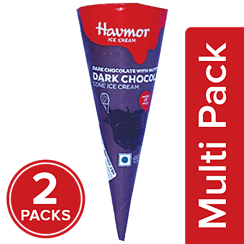 Buy Havmor Cone Ice Cream Dark Chocolate Online at Best Price of Rs