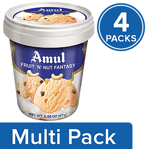 Buy Amul Ice Cream Fruit 'N' Nut Fantasy Online at Best Price of Rs