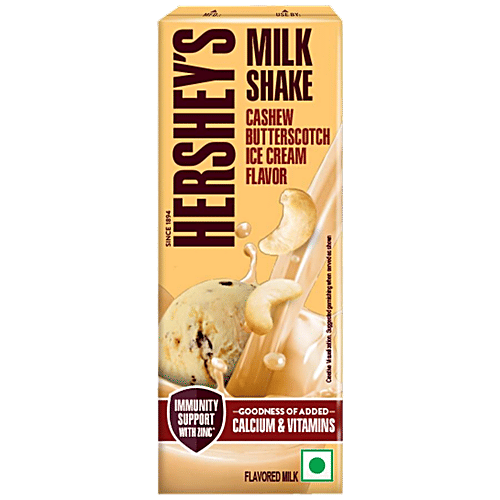 Buy Hersheys Milkshake Cashew Butterscotch Ice Cream Flavor Online at Best Price of Rs 136.80
