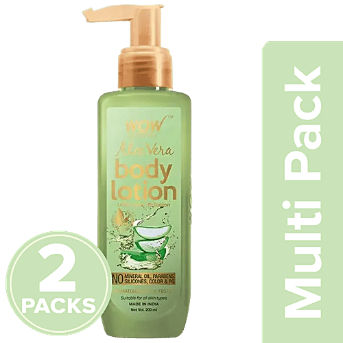 Buy Wow Skin Science Aloe Vera Body Lotion Ultra Light Hydration