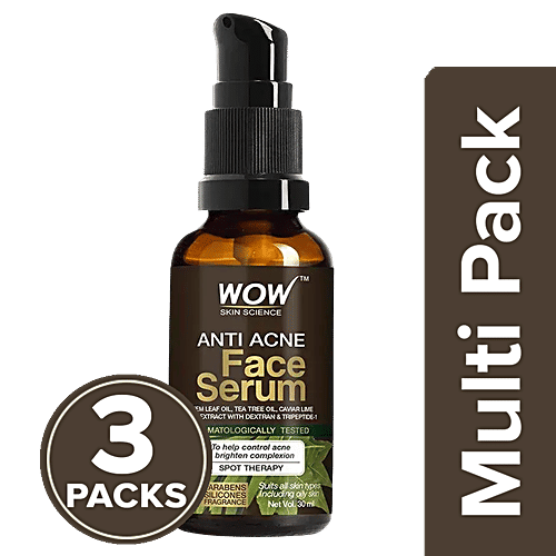 Buy Wow Skin Science AntiAcne Face Serum To Help Control Acne & Brighten Complexion, Spot