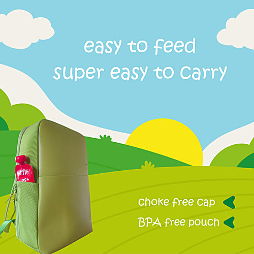 Happa Organic Fruits + Grains + Veggies Puree Baby Food, 100 g Each, Combo (4 Items)