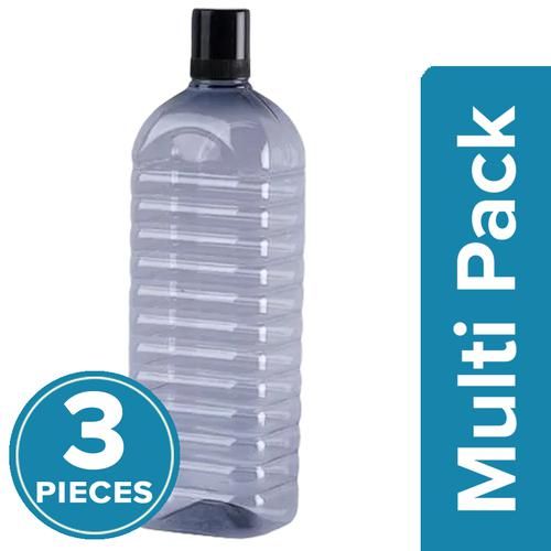 Buy BB Home Leo Plastic PET Water Bottle - Break Resistant, Leak Proof,  Narrow Mouth, Black Online at Best Price of Rs 80.04 - bigbasket