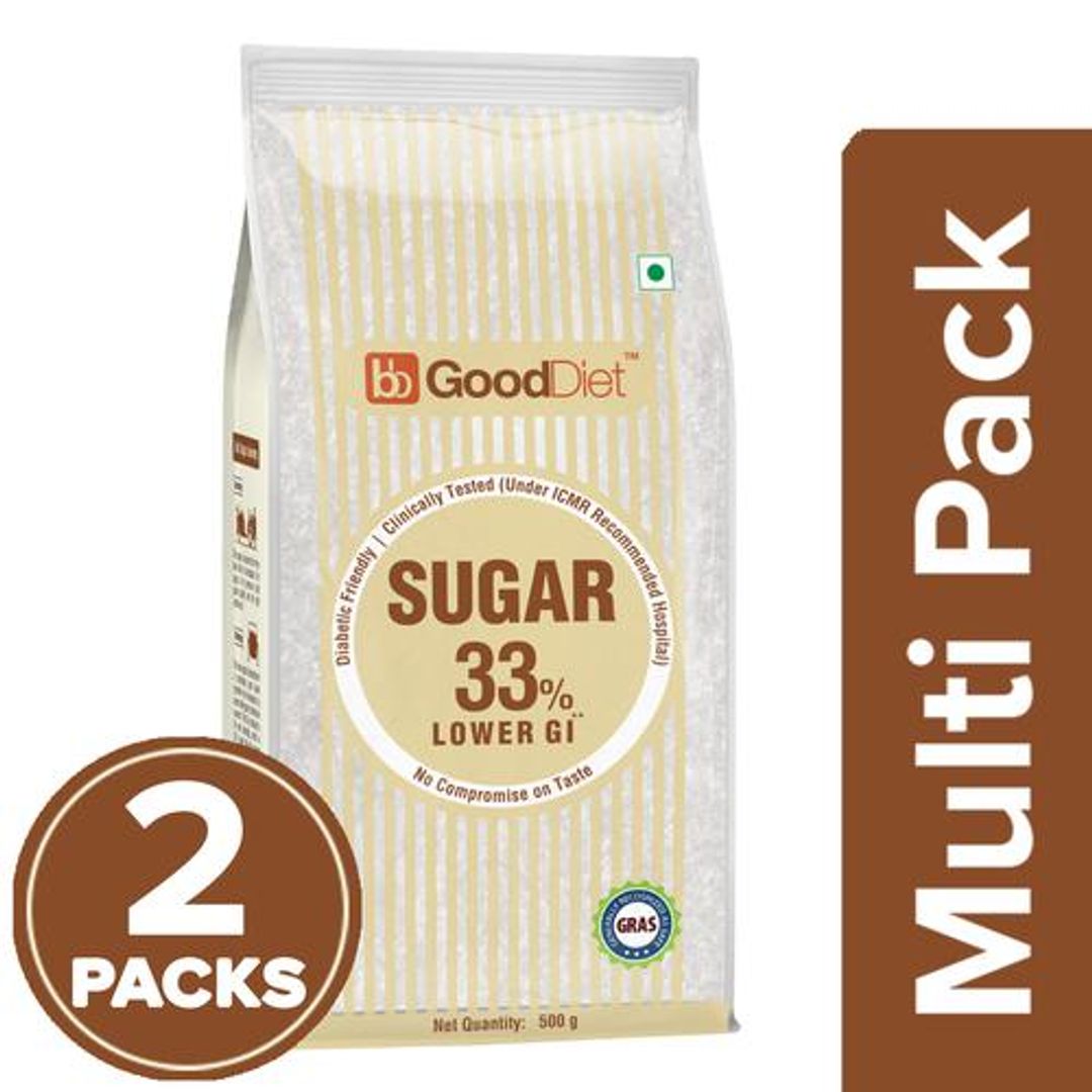 BB Gooddiet Sugar - Low GI, 2x500 g Multipack