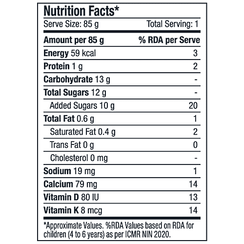 Epigamia  Squeezy Fruit Drink -Mango, Carrot &Yogurt 85g + Blueberry, Beetroot &Yogurt 85g, Combo 2 Items 