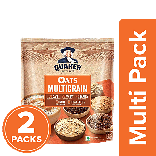 Buy Quaker Oats Multigrain Rolled Oats Wholegrain High Protein