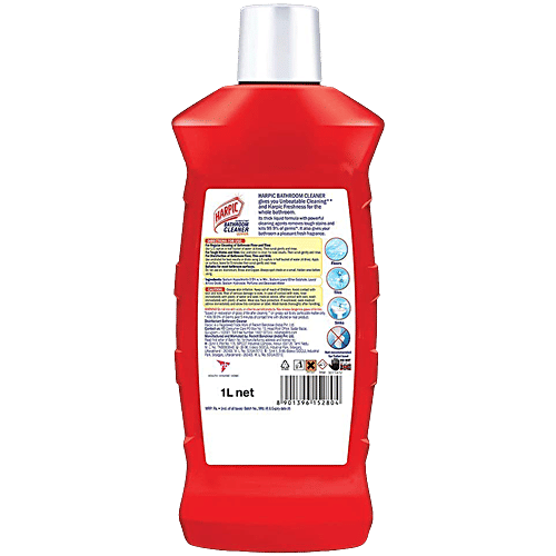 bb Combo Harpic Disinfectant Bathroom Cleaner Liquid, Lemon, 1 L + Colin Glass & Surface Cleaner Liquid Spray, Regular, 500 ml, Combo 2 items 