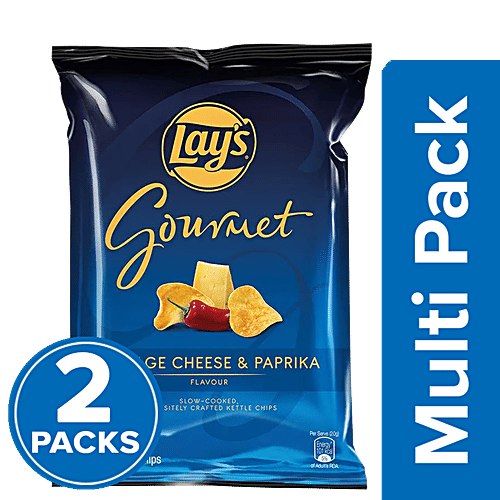 Buy Lay's Gourmet Kettle Chips Vintage Cheese & Paprika Flavour
