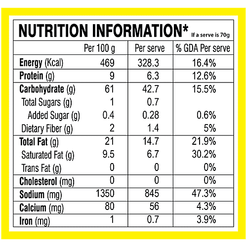 Wai Wai Ready To Eat Veg Masala Flavoured Instant Noodles, 3x65 g (Multipack) 