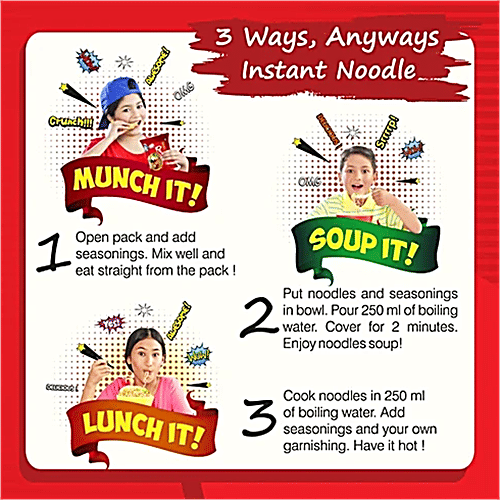 Wai Wai Quick Ready To Eat Chicken Curry Noodles, 3 x 62 g Multipack 