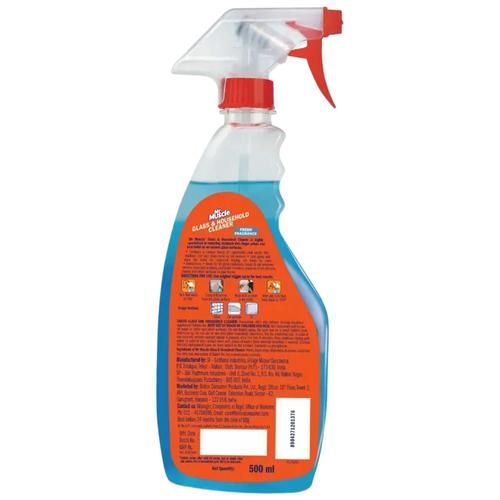 Mr. Muscle Kitchen Cleaner 450ml + Floor Cleaner - Citrus 1L + Glass & Other Cleaner 500ml, Combo 3 items 