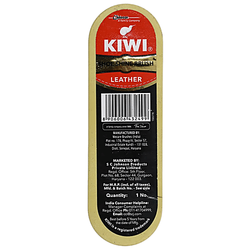 Buy Kiwi Shoe Shine Brush Leather 1 Pc Mini + Kiwi Shoe Polish