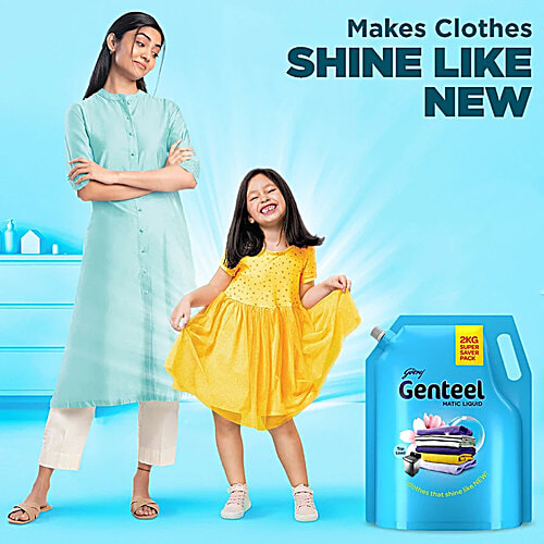 Buy Genteel Liquid Detergent For Both Top Load & Front Load Washing
