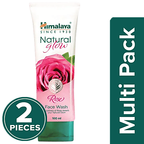 Buy Himalaya Natural Glow Rose Face Wash Removes Impurities & Dirt
