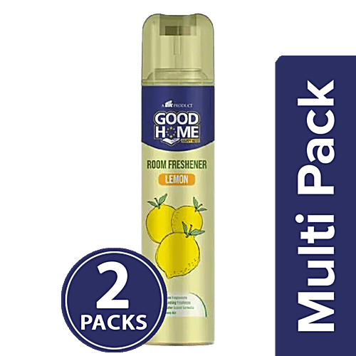 Good Home Room Freshener - Lemon, 2 x 130 g Multipack Pleasant Aroma