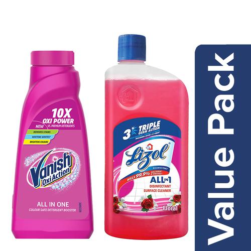 The Pink Stuff 1L All Purpose Liquid Floor Cleaner Concentrate (2-Pack)