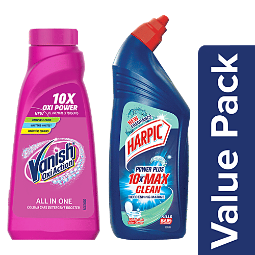 Buy bb Combo Vanish All in One Liquid Detergent,400ml+ Harpic Toilet