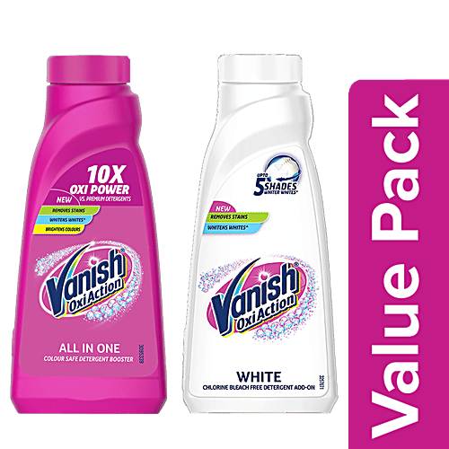 Buy Vanish Oxi Action All In One Stain Remover + White Fabric