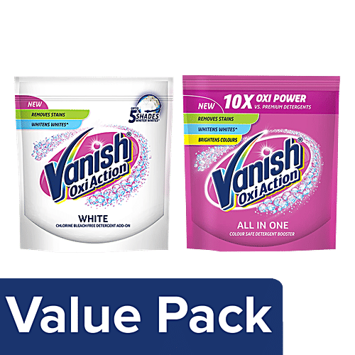 Buy Vanish Oxi Action All In One Stain Remover + White Fabric