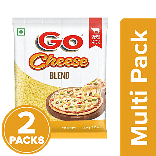 Buy Go Mozzarella Cheese Blend Diced/Shredded Made from Cow's Milk