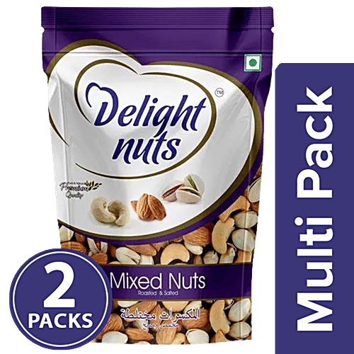 Buy Delight Nuts Roasted & Salted Mixed Nuts Online at Best Price of