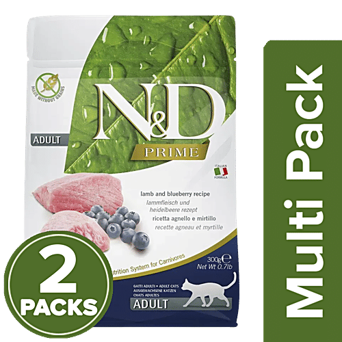Buy FARMINA PET FOODS N&D Prime Cat Dry Food Lamb & Blueberry, Grain