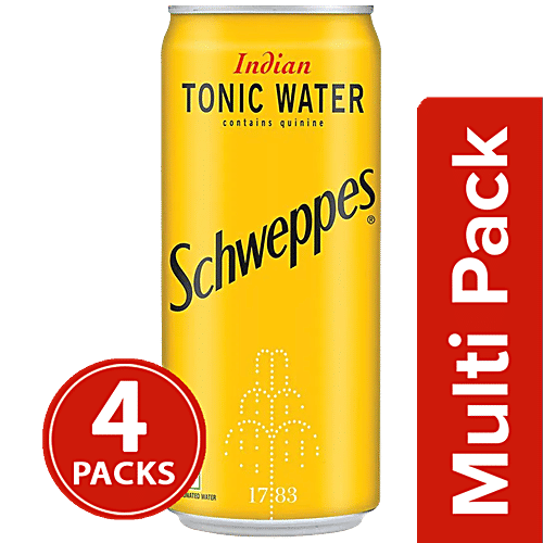 Buy Schweppes Indian Tonic Water Contains Quinine, Soda Water With