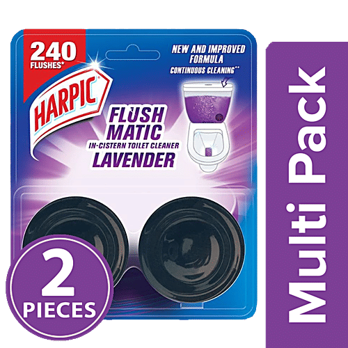 Buy Harpic Flushmatic InCistern Toilet Cleaner Block Lavender Online