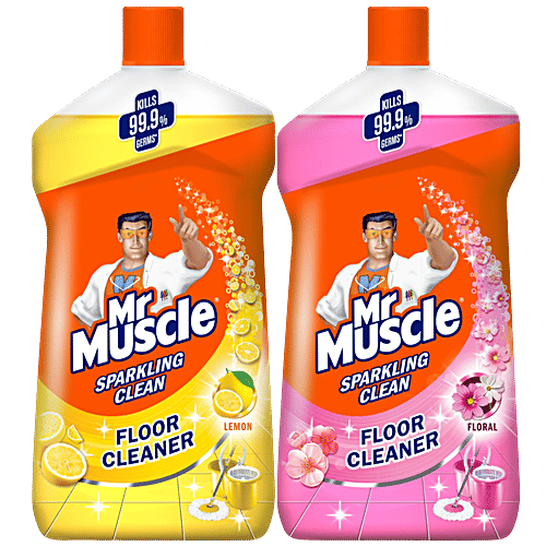 Buy Mr. Muscle Floor Cleaner Floral 1L+ Floor Cleaner Liquid Citrus