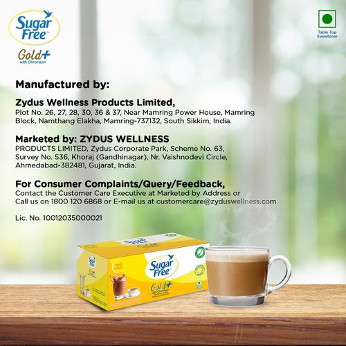 Sugar Free Gold+ Low Calorie Sweetener, 2 x 75 g (100 Sachets x 0.75 g) (Multipack) Low Calorie Sugar Substitute, Indias No 1 Sweetener, With Low Calories