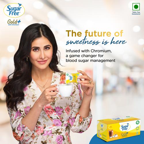 Sugar Free Gold+ Low Calorie Sweetener, 2 x 75 g (100 Sachets x 0.75 g) (Multipack) Low Calorie Sugar Substitute, Indias No 1 Sweetener, With Low Calories