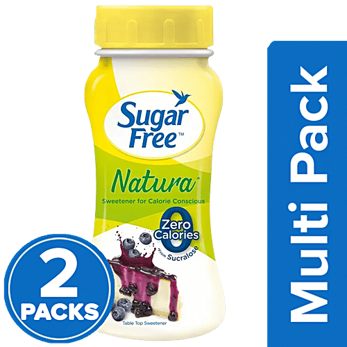 Sugar Free Natura Sweetener, 2x100 g Multipack Zero Calories