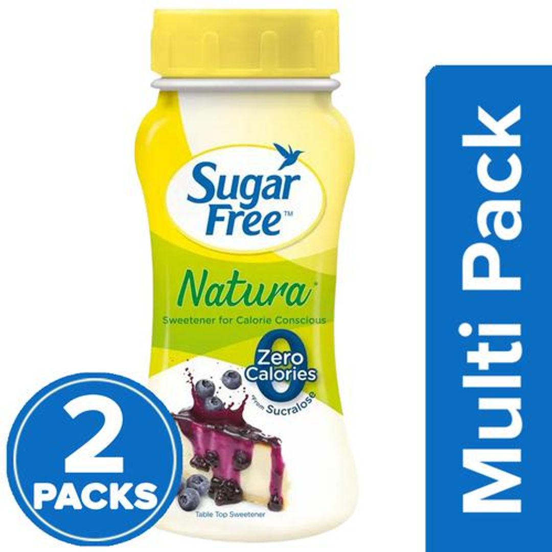 Sugar Free Natura Sweetener, 2x100 g Multipack