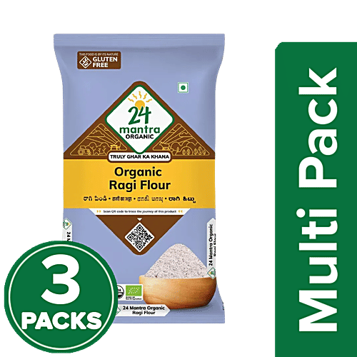 Buy 24 Mantra Organic Ragi Flour Online at Best Price of Rs 175.5