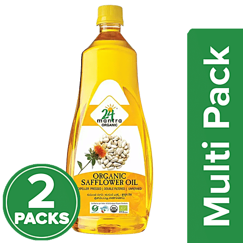 Buy 24 Mantra Organic Safflower Oil Online at Best Price of Rs 1100 bigbasket