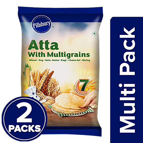Buy Pillsbury Multigrain Atta 7 Grains, High Fibre Flour, High Protein Atta Online at Best