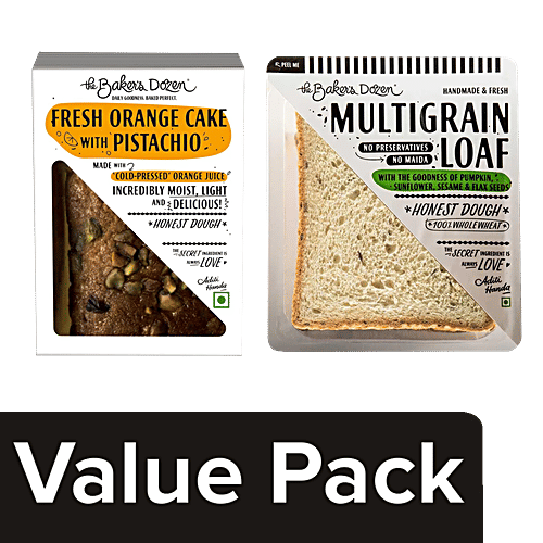 Buy The Baker's Dozen Multigrain Loaf 100 Wholewheat 230 g + Fresh