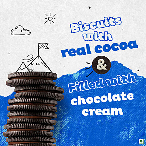 Cadbury Oreo Chocolate Flavour Creme Sandwich Biscuit, 12x41.75 g (Multipack)