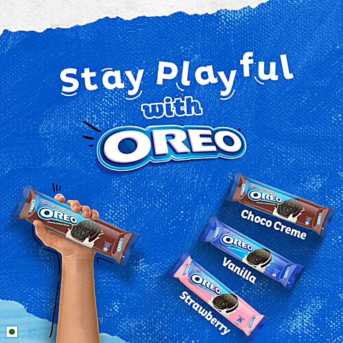 Cadbury Oreo Chocolate Flavour Creme Sandwich Biscuit, 12x41.75 g (Multipack)