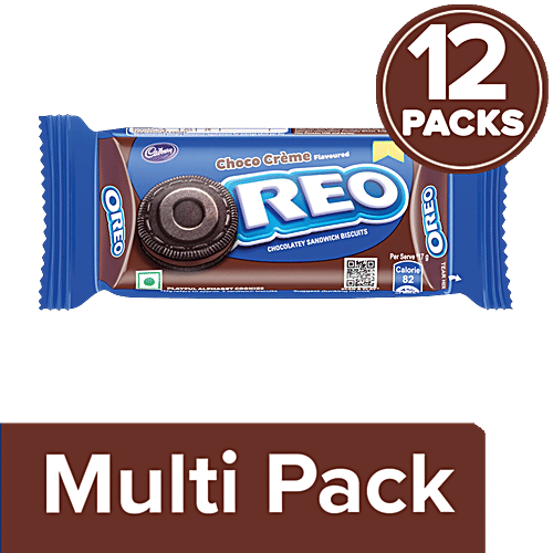 Buy Cadbury Oreo Chocolate Flavour Creme Sandwich Biscuit Online at