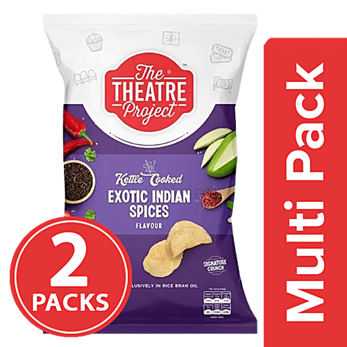 Buy The Theatre Project Kettle Cooked Potato Chips Exotic Indian