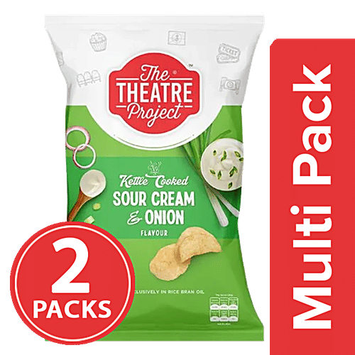 Buy The Theatre Project Kettle Cooked Potato Chips Sour Cream & Onion