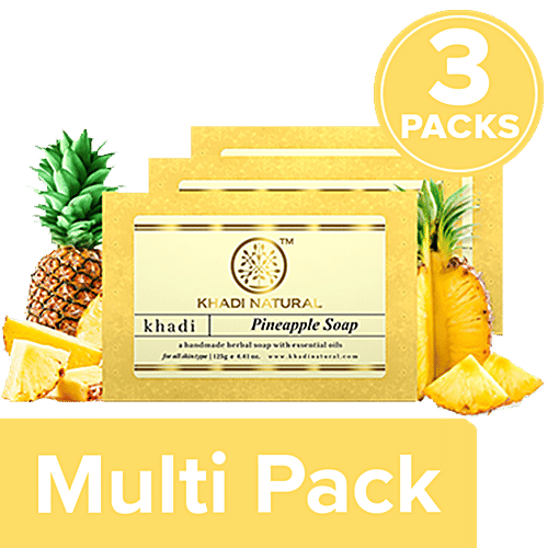 Buy Khadi Natural Pineapple Handmade Herbal Soap Online at Best Price