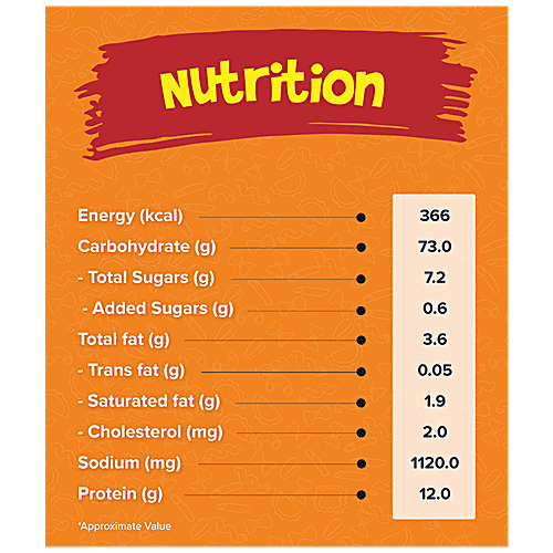 Sunfeast YiPPee! Tomato Cheese Pasta Treat, 3x70 g (Multipack) Made with Suji, Not Fried, No Maida, Rich in Protein