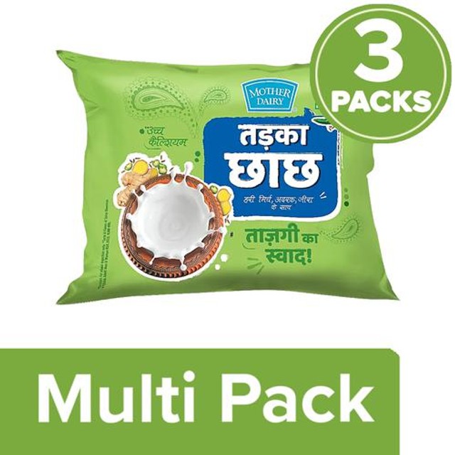 Buy Mother Dairy Tadka Buttermilk Online at Best Price of Rs null