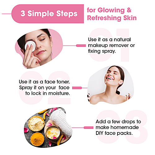 TAC - The Ayurveda Co. Pure Indian Rose Water, 2x100 ml Multipack 