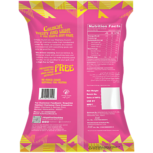 Taali Ghee & Himalayan Pink Salt Roasted Makhana, 2x58 g (Multipack)