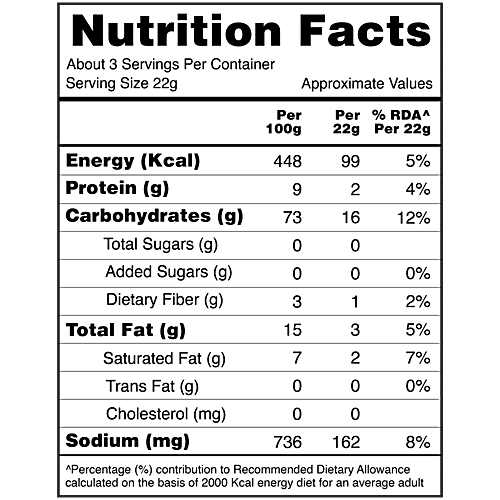 Taali Ghee & Himalayan Pink Salt Roasted Makhana, 2x58 g (Multipack)