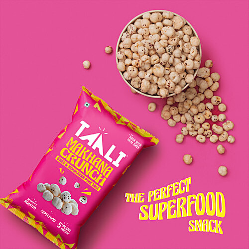 Taali Ghee & Himalayan Pink Salt Roasted Makhana, 2x58 g (Multipack)